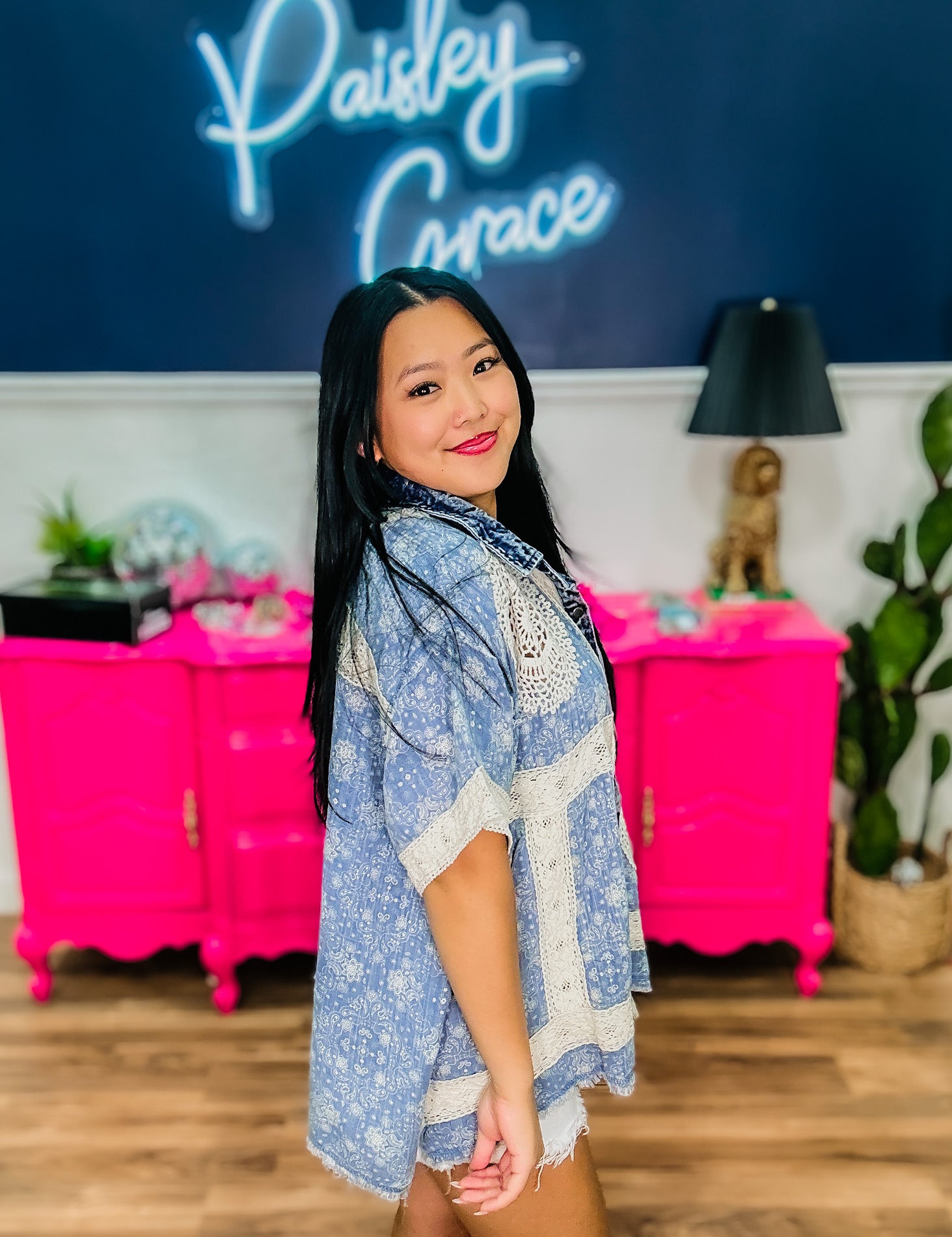 Simple Joy Button Up