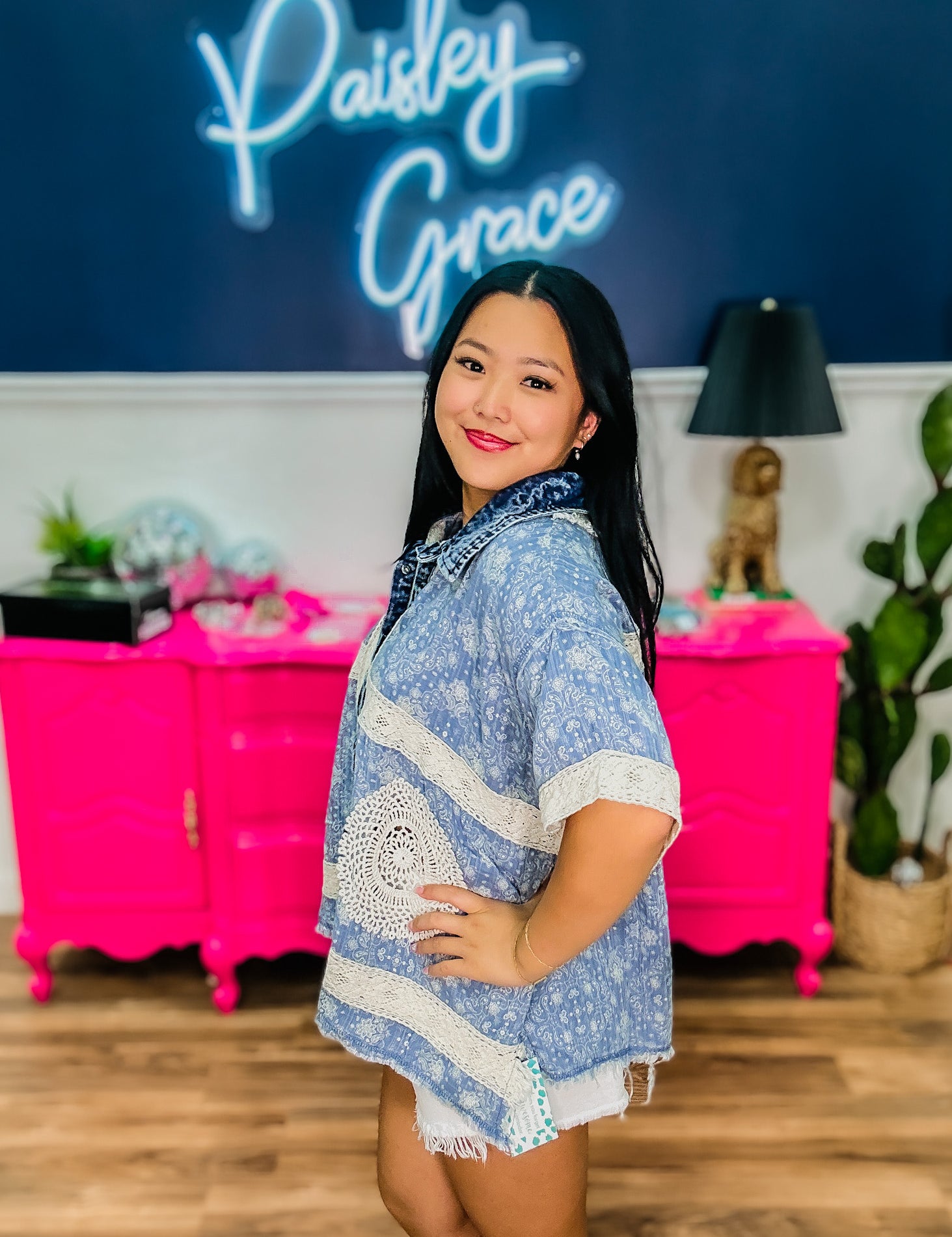 Simple Joy Button Up