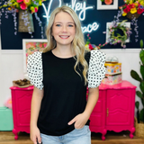 Polka Dot Charm Top