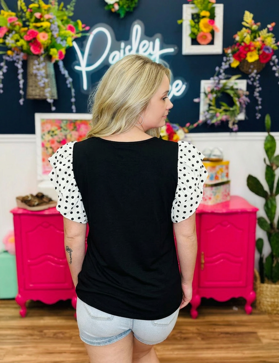Polka Dot Charm Top