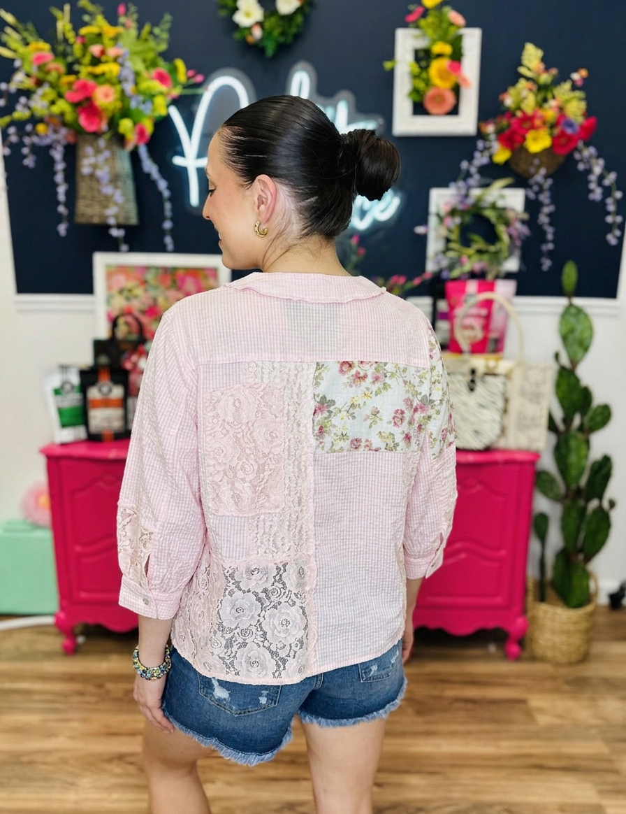 Rosy Mix Top