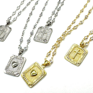 Sacred Spark Necklace - Channel Layering Necklace - 2 Sizes