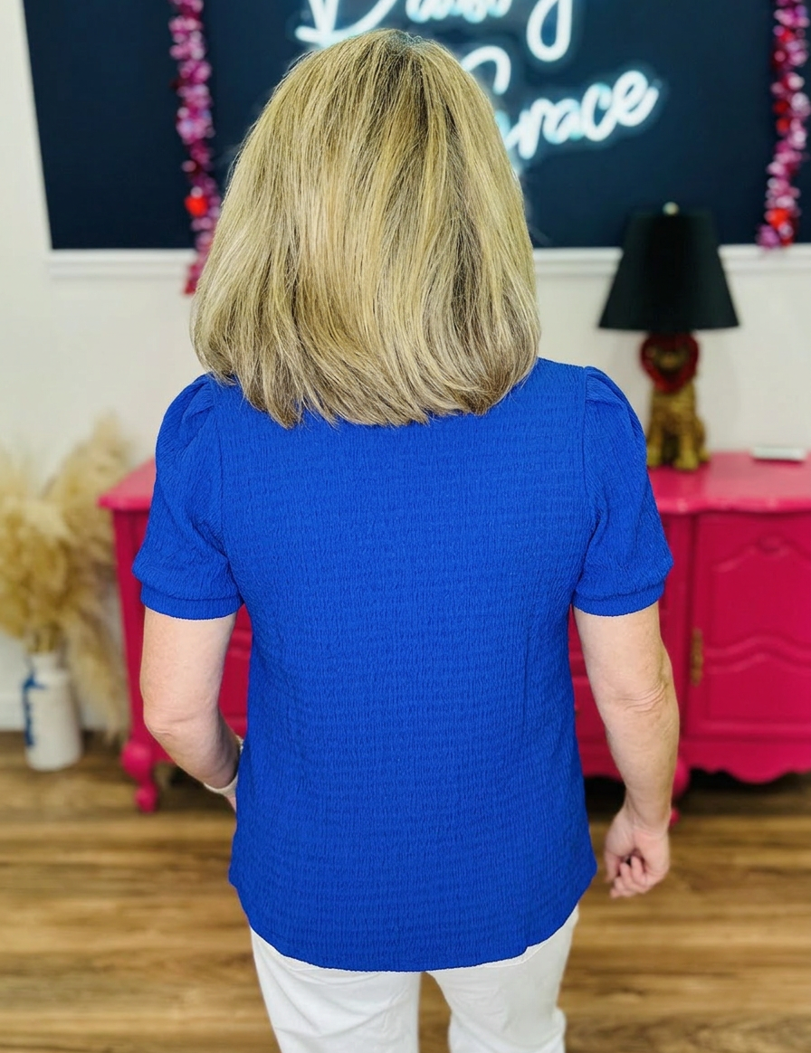 Cobalt Babe Top
