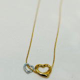 Olivia Linked Hearts Necklace