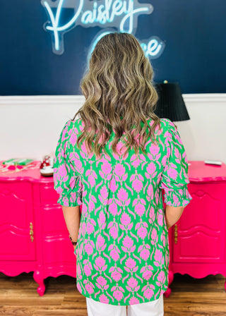 Dear Scarlett As Lucky As Can Be Lizzy Smocked Top