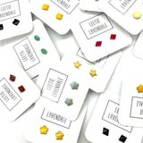 Yellow Star Studs - Little Deadstock Vintage Enamel Stud Earrings