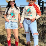 Sunset Cowboy Tee