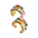 Jennifer Beaded Hoops - PREORDER