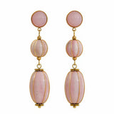 Mia Ceramic Drop Hoops - PREORDER