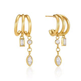 Shannon Diamond Hoops - PREORDER