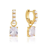 Libby Diamond Huggie Hoops - PREORDER