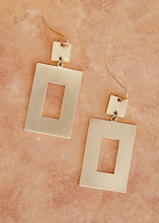 Maggie Rectangle Earrings