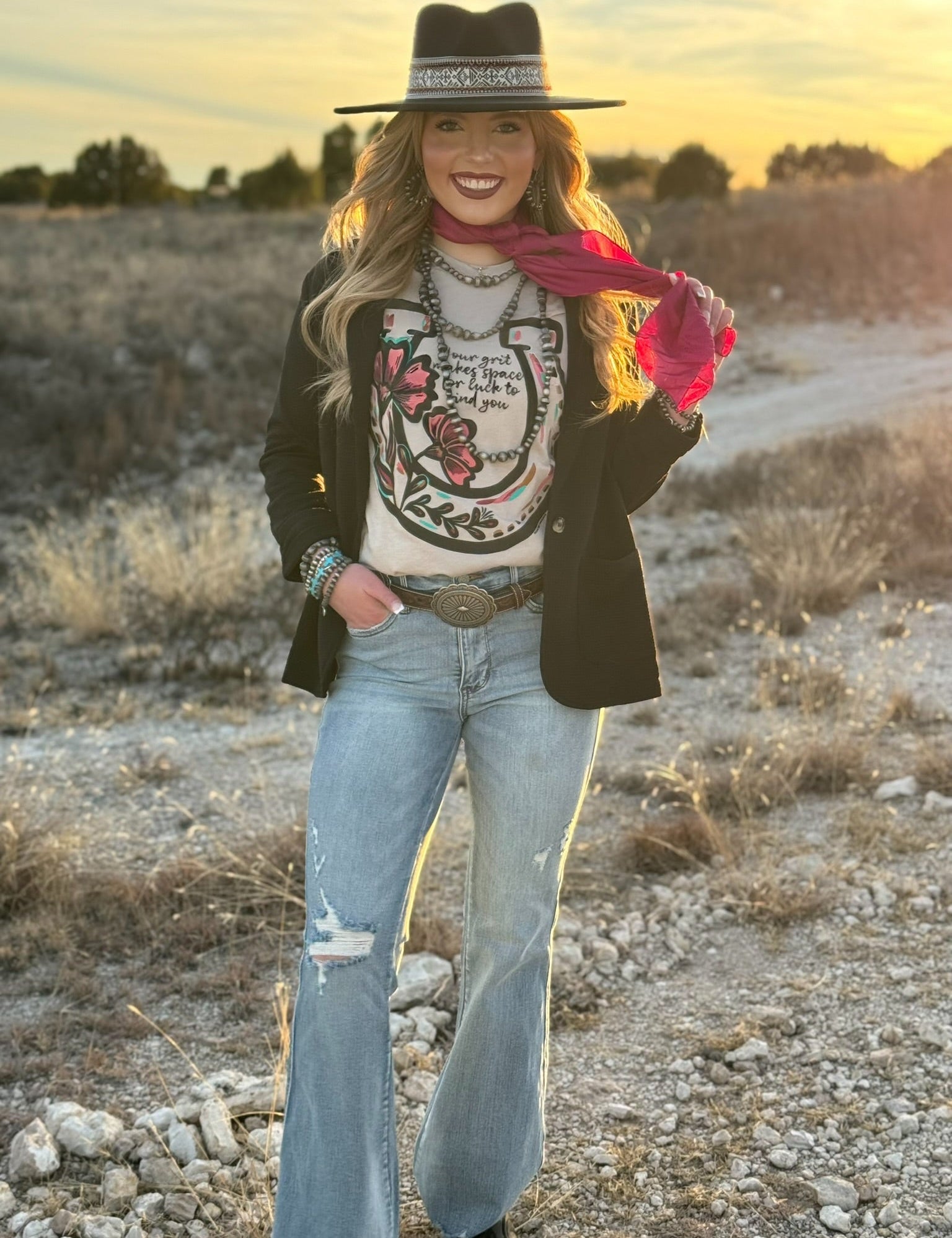 Lauren's Horseshoe Tee