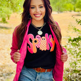 Spooky Tee in Glitter Puff