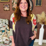 Easy Days Mineral Wash Knit Top