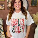 Holly Jolly Dazzle Boujee Tee or Sweatshirt