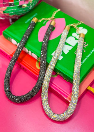 Brittany Sparkle Rope Necklace - 2 Colors