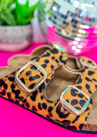 Sunny Days Sandals - Leopard Suede - FINAL SALE