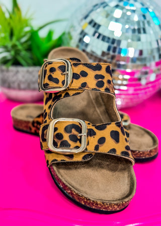 Sunny Days Sandals - Leopard Suede - FINAL SALE