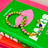 Josephine Beaded Hoop Earrings
