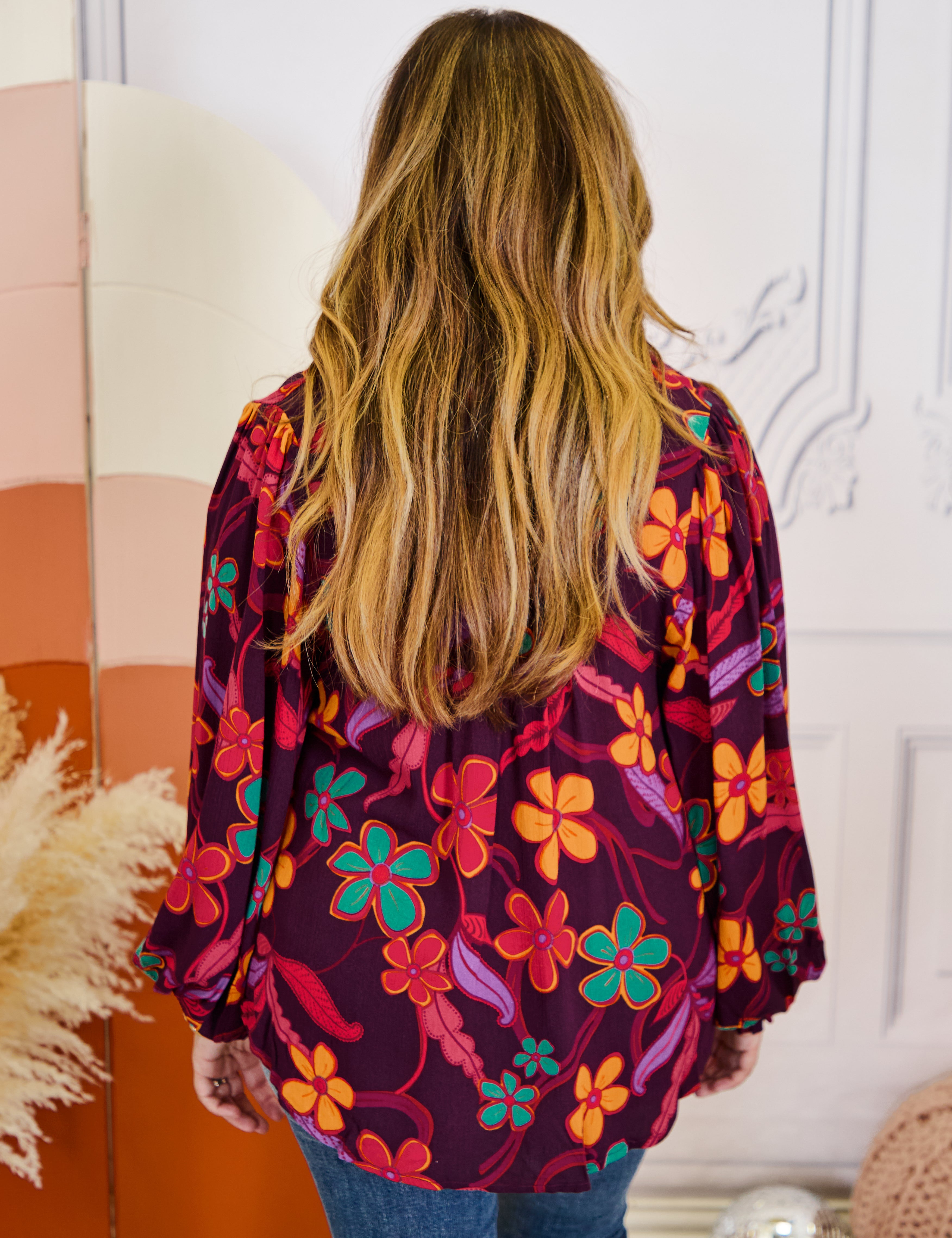 Wine & Wildflowers Top - LAST ONES FINAL SALE