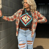 Ryanne's Fall Aztec Tee