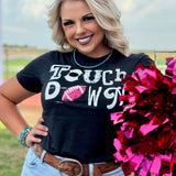 Sync Logic - Touchdown with Sequin Football Tee
