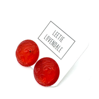 Holly Button Stud Earrings  - PREORDER