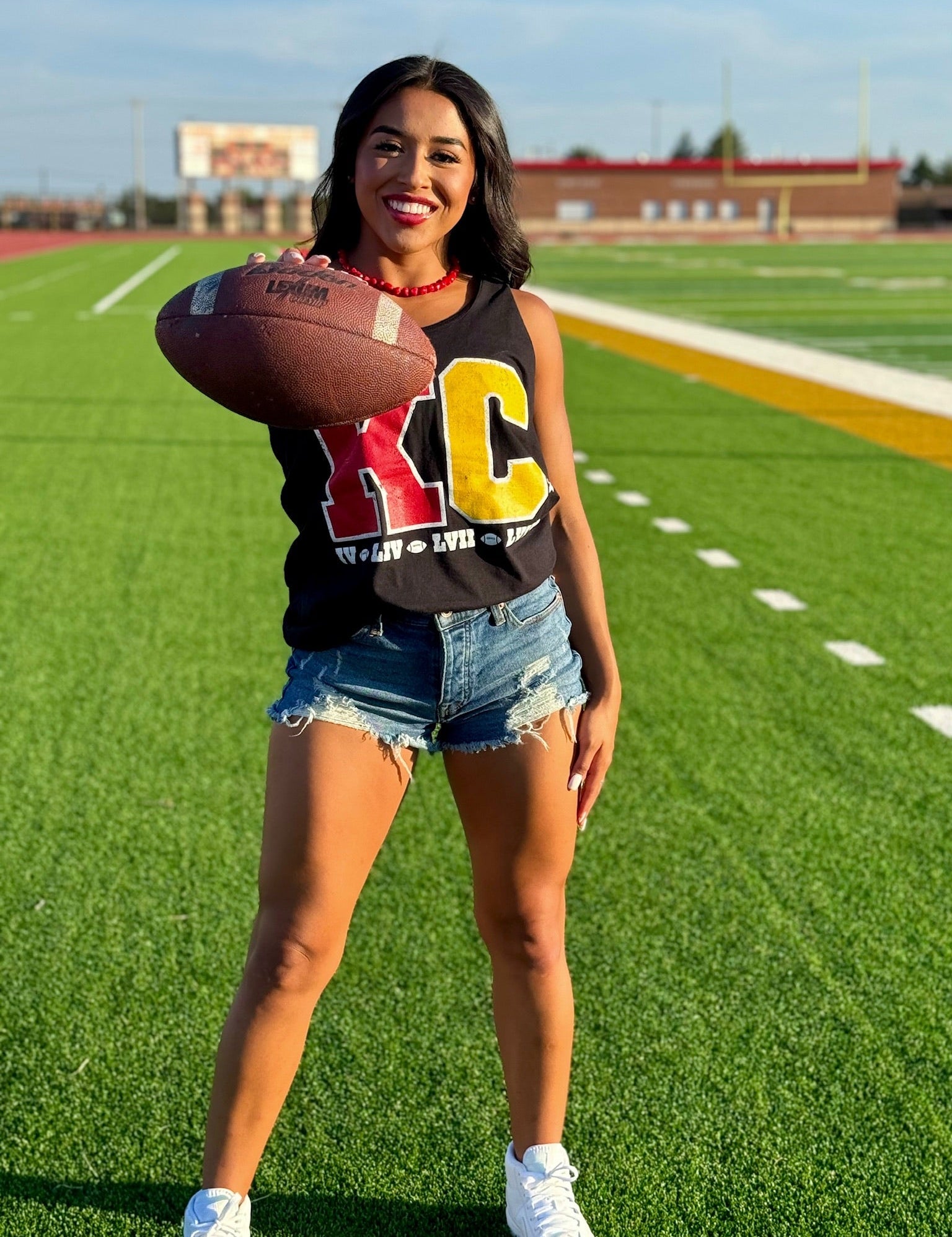 KC Block with Super Bowl Wins by Randi Mahomes