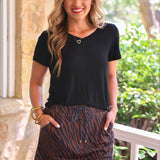 DEAL - Chocolate Zebra Skort - PREORDER