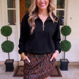 DEAL - Chocolate Zebra Skort - PREORDER