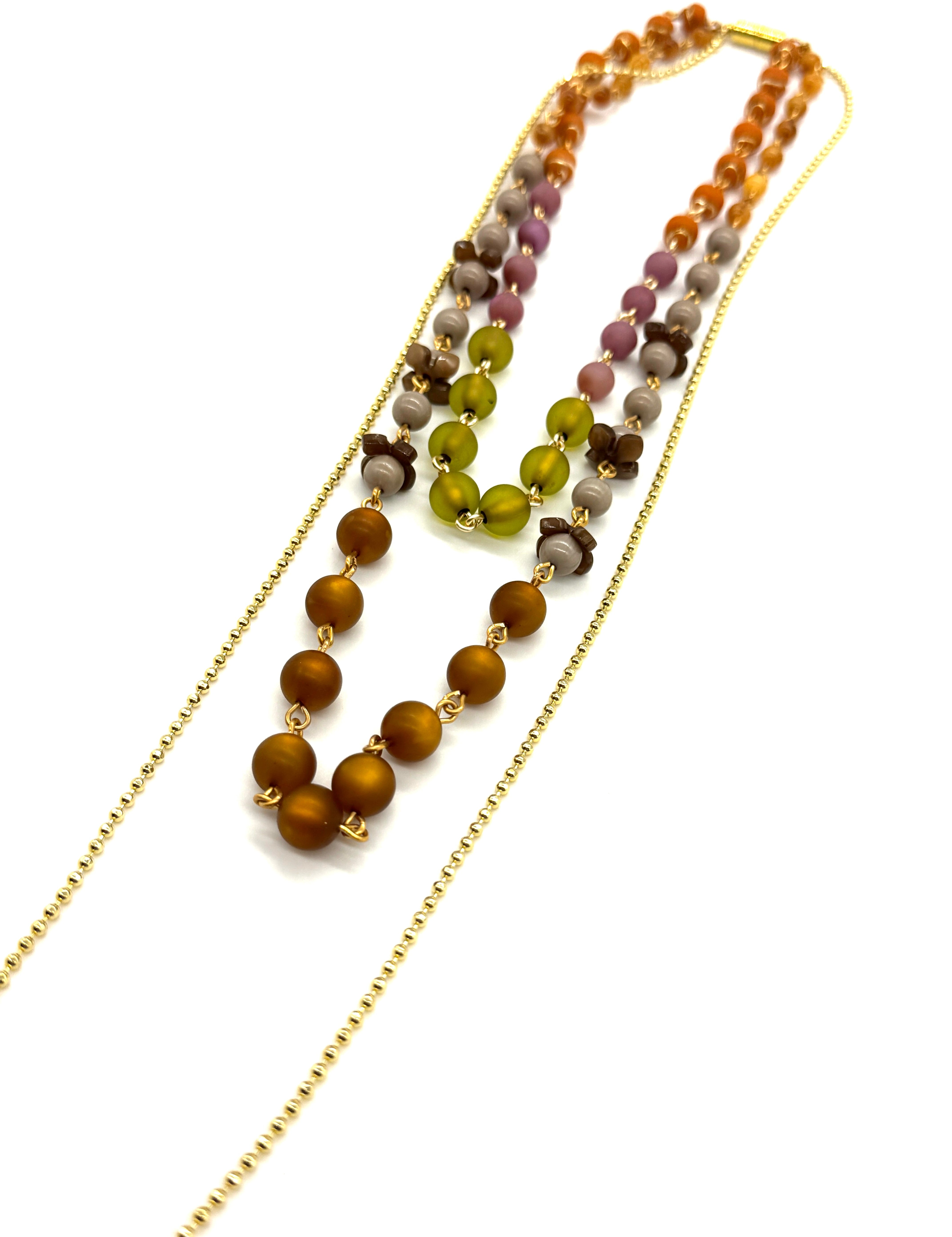 Marigold Meadow Trifecta Necklace