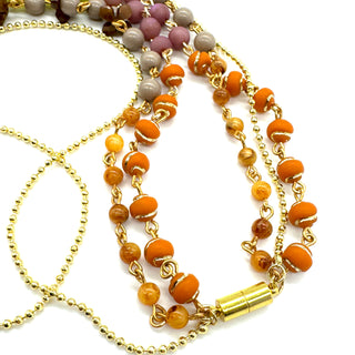 Marigold Meadow Trifecta Necklace  - PREORDER