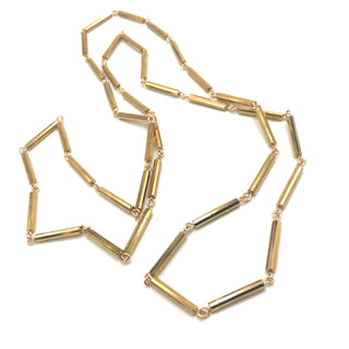 Gold Bugle Opera Rope Necklace  - PREORDER