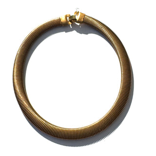 1970's Vintage Cobra Brass Necklace  - PREORDER