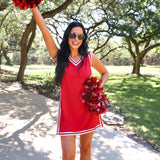 PREORDER- Sideline Tunic Biker Set- Red