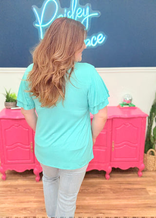 Better Than Fine Top - Mint - FINAL SALE