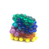 Chunky Button Berry Stackable Stretch Bracelet