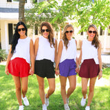 PREORDER- Sunny Strolls High Waisted Shorts- Black