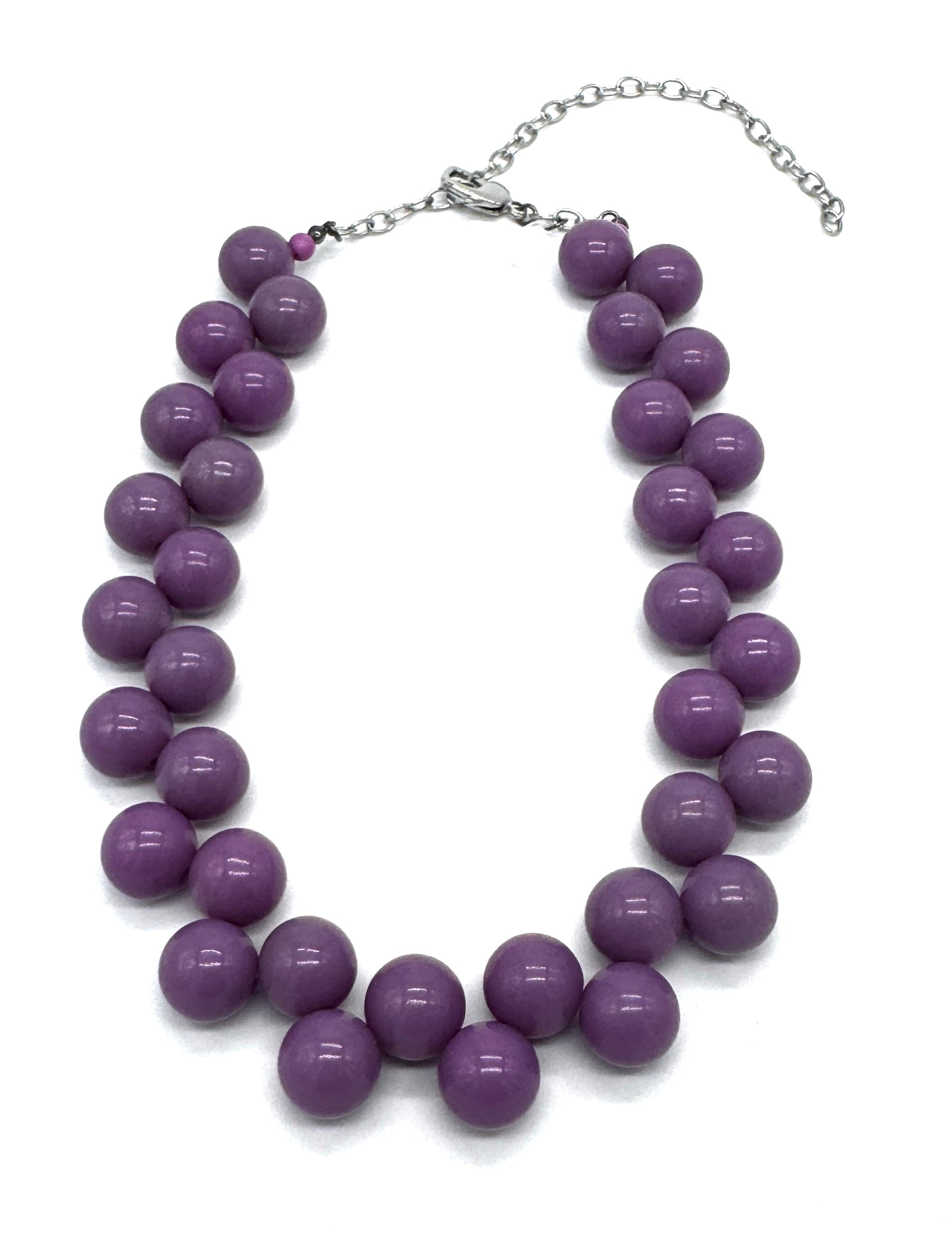Purple Berry Pop Necklace - PREORDER