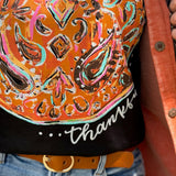 Callie Ann Stelter Thankful Pumpkin Crew Tee & Sweatshirt