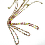 Letâ€™s Mingle Enamel Chain Necklace - 3 colors!