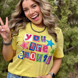 You Are Enough Tee - 2 Colors - Preorder