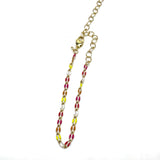 Letâ€™s Mingle Enamel Chain Necklace - 3 colors!