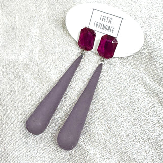 Shine On Statement Teardrop Earrings  - PREORDER