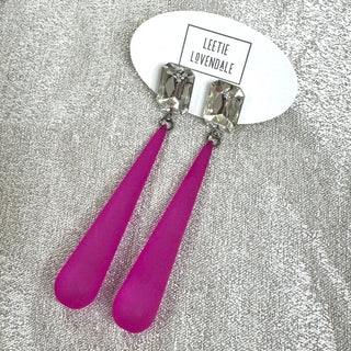 Shine On Statement Teardrop Earrings  - PREORDER