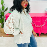 Yacht Exposure Top - Lt Sage* LAST ONES FINAL SALE *