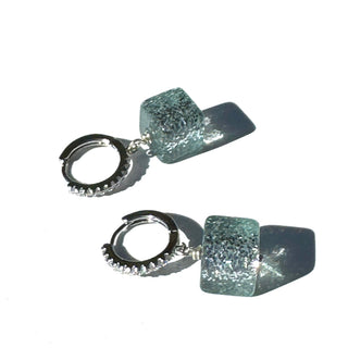 GlitterBox Huggie Drop Earrings  - PREORDER