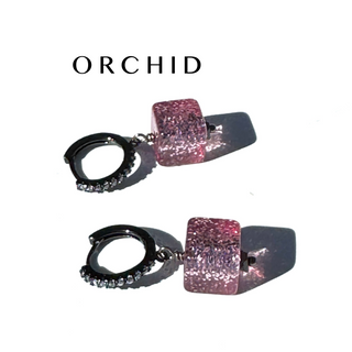 GlitterBox Huggie Drop Earrings  - PREORDER