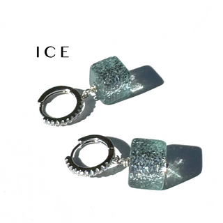 GlitterBox Huggie Drop Earrings  - PREORDER